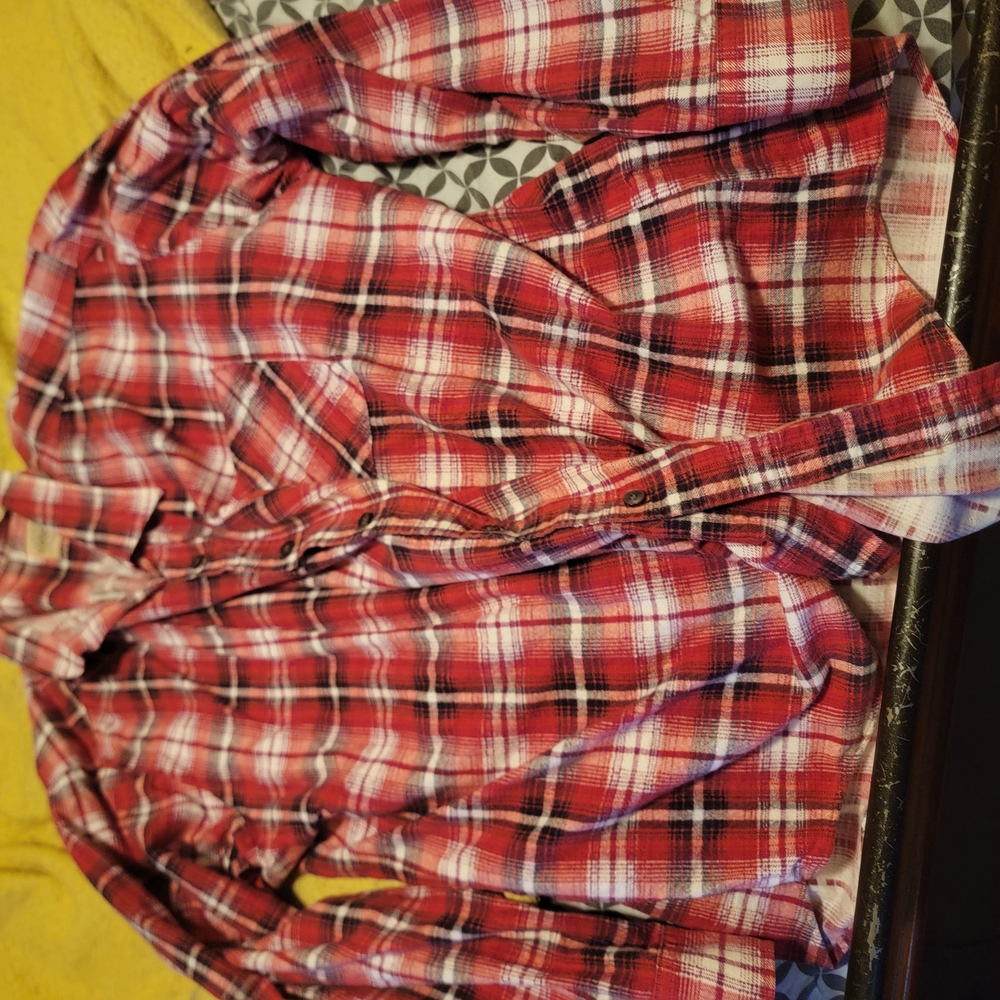 Men's Red Plaid Shirt